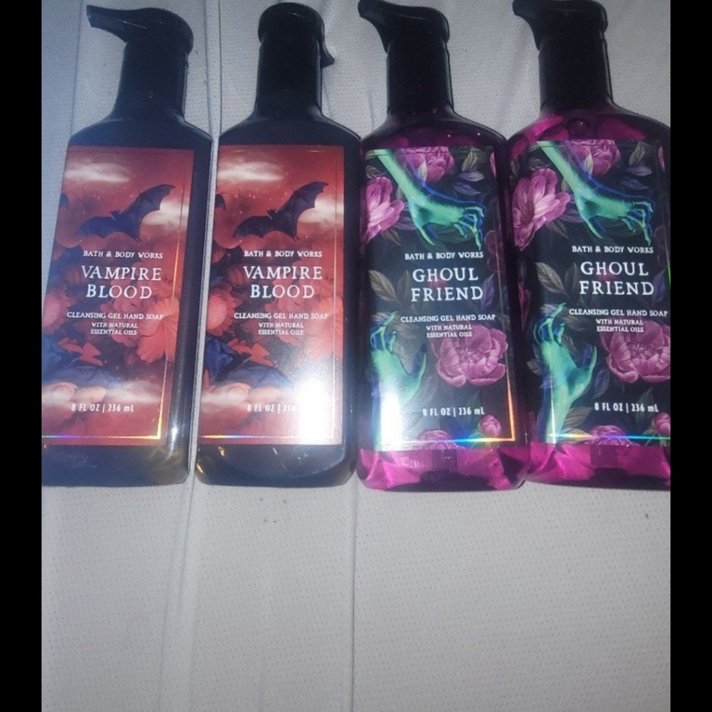 Vampire blood/ghoul friend hand soap